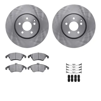 R1 Concepts WFWH1-63150 E- Line Series Brake Rotor W/ Ceramic Brake Pads & Hdw